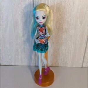 Monster High Lagoona Blue Doll In Comic Dress Rare EUC